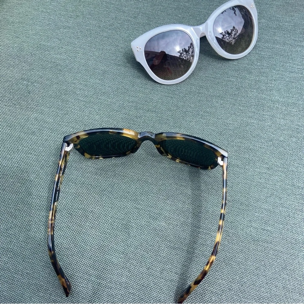 🍒Linda Farrow x Dries Van Noten Collab x Gallery Tortoise Shell Sunglasses Case